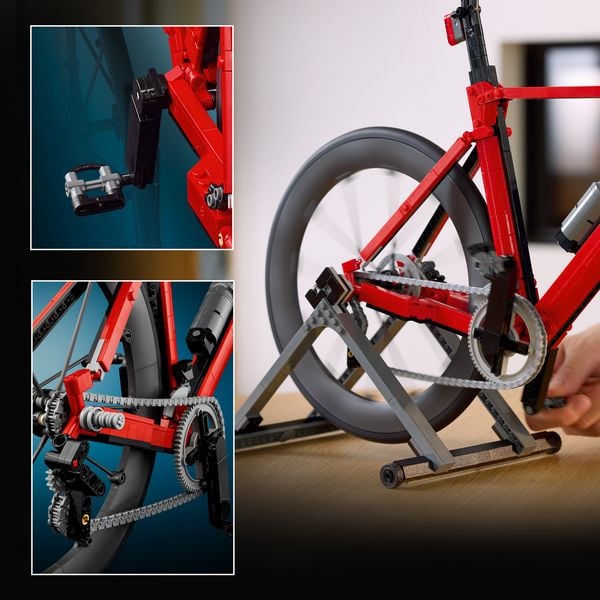 Produktbild: LEGO Icons 11380 Rennrad, Modellbau f&uuml;r M&auml;nner und Frauen, Geschenkidee