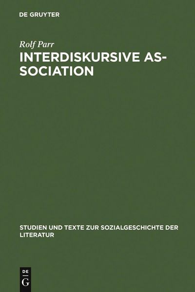 Produktbild: Interdiskursive As-Sociation