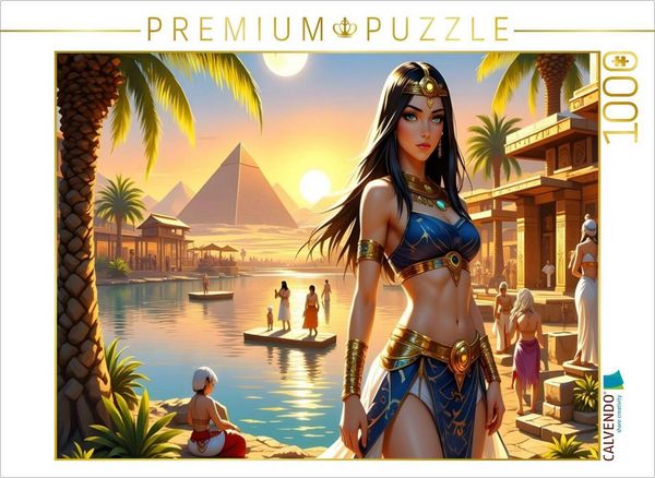 Produktbild: CALVENDO Puzzle Mystische Sandd&uuml;nen: Das alte &Auml;gypten | 1000 Teile Lege-Gr&ouml;&szlig;e 64x48cm Foto-Puzzle f&uuml;r gl&uuml;ckliche Stunden