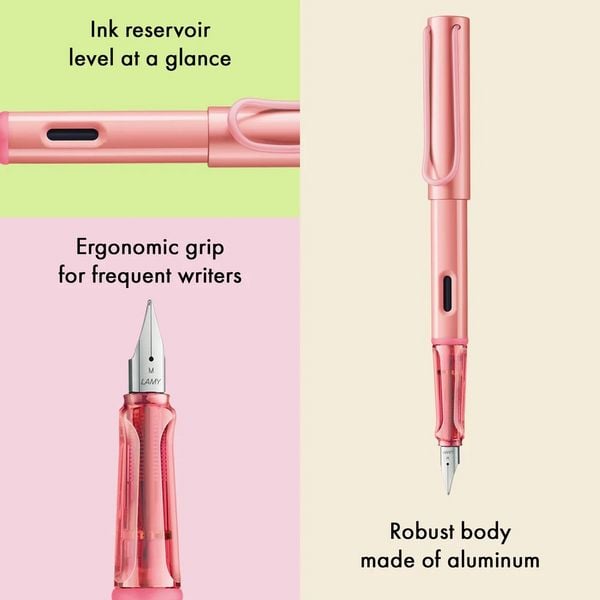 Produktbild: LAMY F&uuml;ller 0C0 AL-star flamingo, Feder M (Sondermodell)