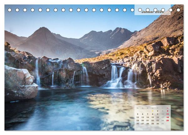 Produktbild: Rauhes Schottland (Tischkalender 2026 DIN A5 quer), CALVENDO Monatskalender