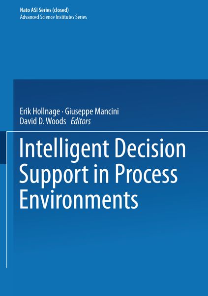 Produktbild: Intelligent Decision Support in Process Environments