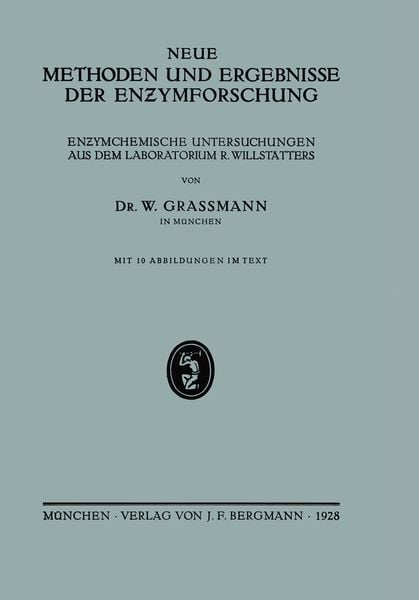 Produktbild: Neue Methoden und Ergebnisse der Enzymforschung