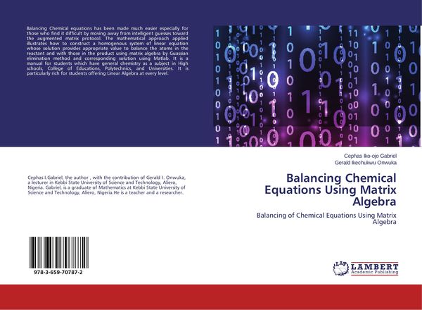 Produktbild: Balancing Chemical Equations Using Matrix Algebra