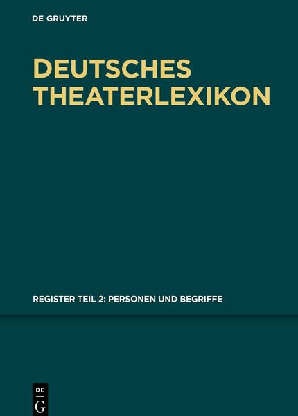 Produktbild: Personen und Begriffe