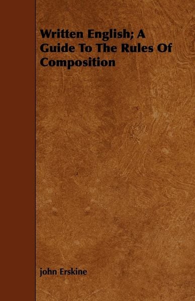 Produktbild: Written English; A Guide To The Rules Of Composition