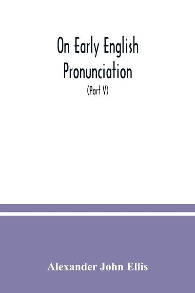 Produktbild: On early English pronunciation