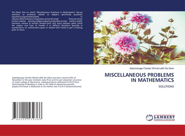 Produktbild: MISCELLANEOUS PROBLEMS IN MATHEMATICS