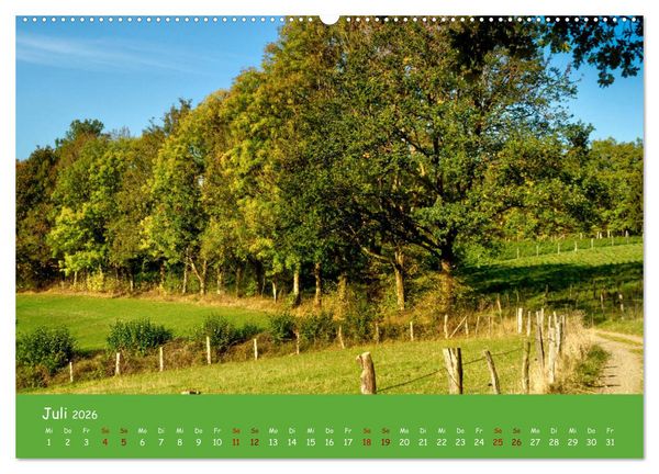Produktbild: Bergisches Land (hochwertiger Premium Wandkalender 2026 DIN A2 quer), Kunstdruck in Hochglanz