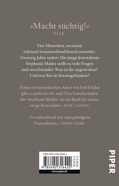 Produktbild: Das Verschwinden der Stephanie Mailer