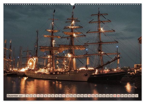 Produktbild: Hanse Sail - Rostock. Du bist so sch&ouml;n (Wandkalender 2027 DIN A2 quer), CALVENDO Monatskalender