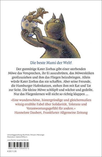 Produktbild: Wie Kater Zorbas der kleinen M&ouml;we das Fliegen beibrachte
