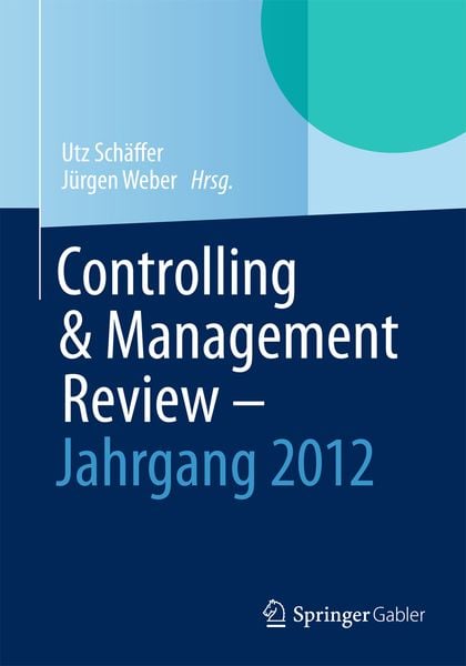 Produktbild: Controlling & Management Review - Jahrgang 2012