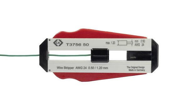 Produktbild: C.K T3756 50 Drahtabisolierer Geeignet f&uuml;r PVC-Dr&auml;hte, PTFE-Dr&auml;hte 0.50mm (max)