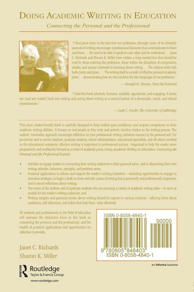 Produktbild: Doing Academic Writing in Education