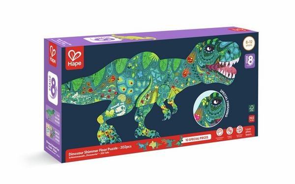 Produktbild: Hape Schimmerpuzzle "Dinosaurier"