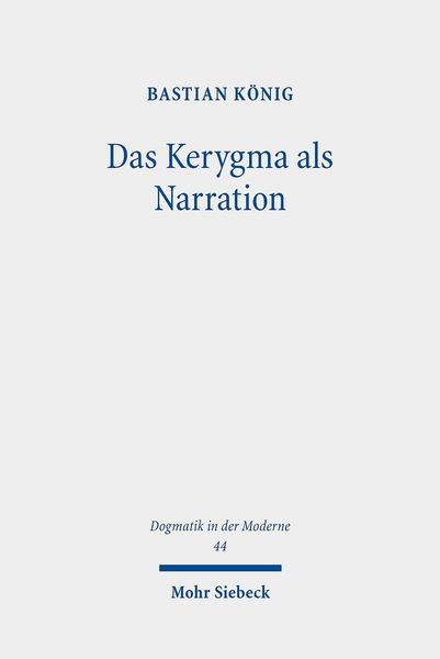 Produktbild: Das Kerygma als Narration