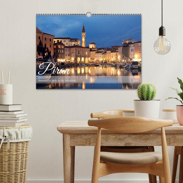 Produktbild: Piran - Slowenische Perle an der Adriak&uuml;ste (Wandkalender 2026 DIN A3 quer), CALVENDO Monatskalender