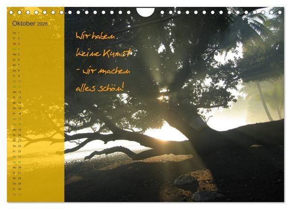 Produktbild: Bali und Java ~ mit indonesischen Weisheiten (Wandkalender 2026 DIN A4 quer), CALVENDO Monatskalender