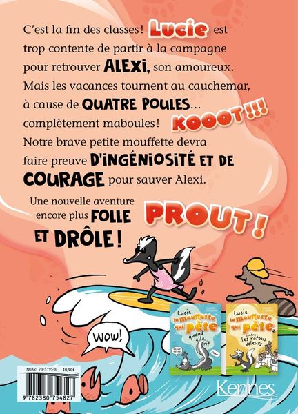Produktbild: Lucie la mouffette qui p&egrave;te chez les poules maboules