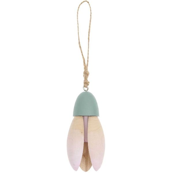 Produktbild: Holz H&auml;nger Bl&uuml;te, rosa
