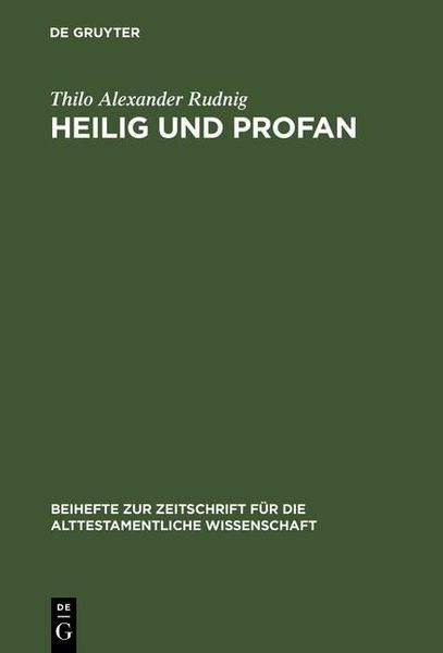 Produktbild: Heilig und Profan