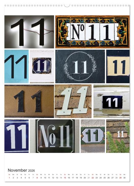 Produktbild: Das Jahr in Zahlen (Wandkalender 2026 DIN A2 hoch), CALVENDO Monatskalender