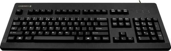 CHERRY G80-3000LSCDE-2 Kabelgebunden Tastatur Deutsch, QWERTZ Schwarz