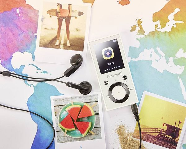 Produktbild: Intenso Video Scooter MP3-Player 16GB Wei&szlig; Bluetooth&reg;