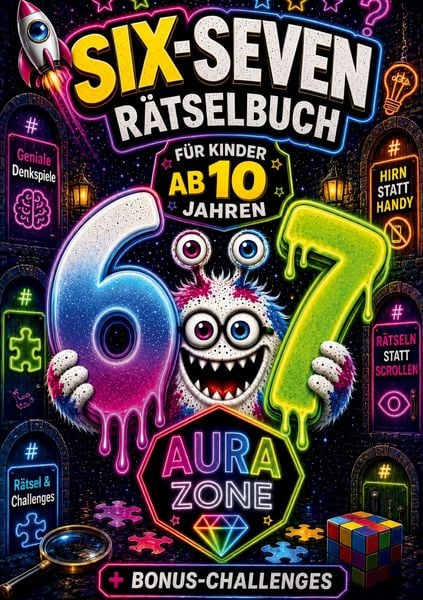 Produktbild: 67 R&auml;tselbuch f&uuml;r Kinder ab 10 Jahren: Geniale Denkspiele R&auml;tsel & Challenges &ndash; HIRN STATT HANDY, R&Auml;TSELN STATT SCROLLEN
