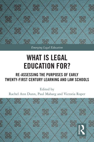 Produktbild: What is Legal Education for?
