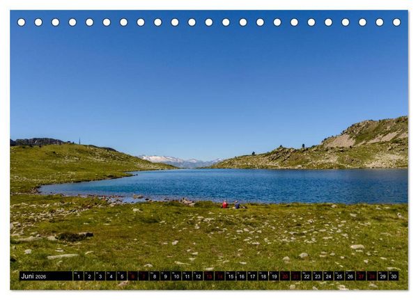 Produktbild: Zauber der Pyren&auml;en - Wandern in den &ouml;stlichen Pyren&auml;en (Tischkalender 2026 DIN A5 quer), CALVENDO Monatskalender