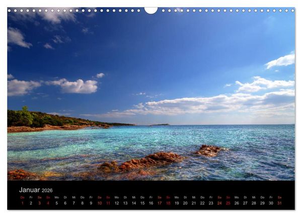 Produktbild: Sardinien (Wandkalender 2026 DIN A3 quer), CALVENDO Monatskalender