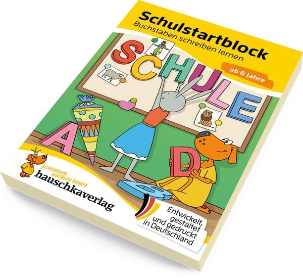 Schulstart-Block ab 6 Jahre – Buchstaben schreiben lernen