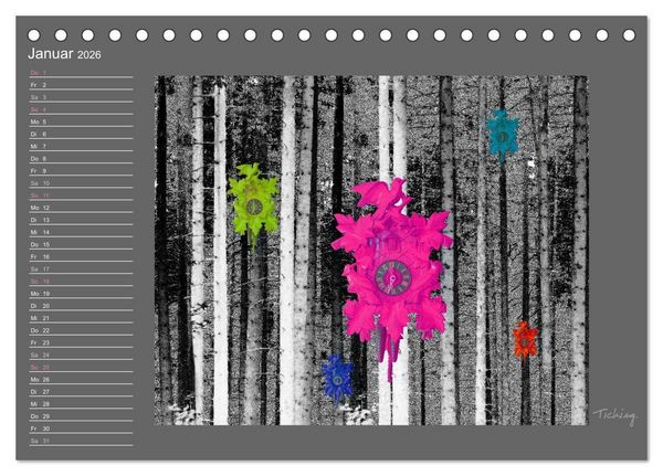 Produktbild: Schwarzwald. Anders. (Tischkalender 2026 DIN A5 quer), CALVENDO Monatskalender