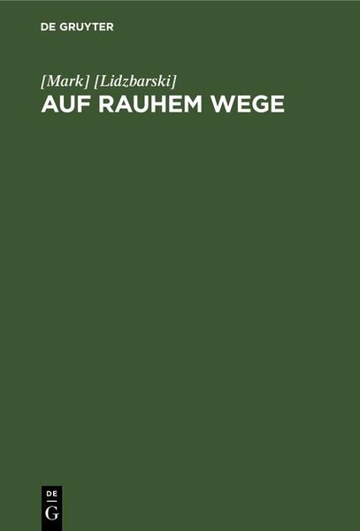 Produktbild: Auf rauhem Wege
