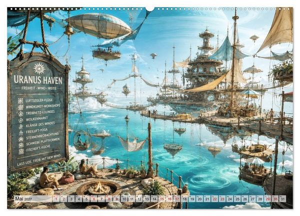 Produktbild: Die verr&uuml;cktesten Urlaubsdestinationen (hochwertiger Premium Wandkalender 2027 DIN A2 quer), Kunstdruck in Hochglanz