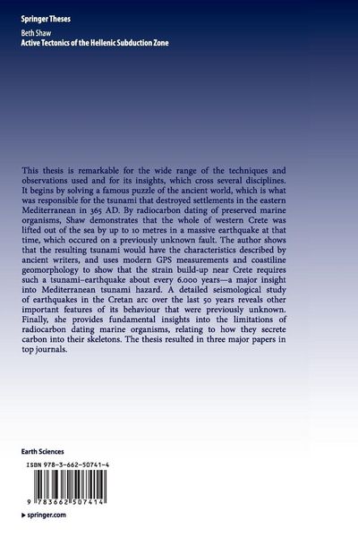 Produktbild: Active tectonics of the Hellenic subduction zone
