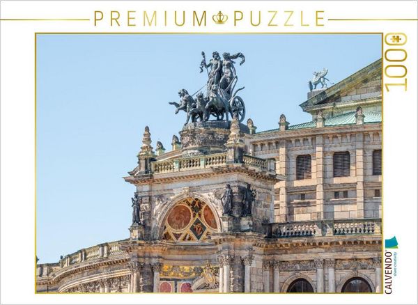 CALVENDO Puzzle Semperoper Dresden | 1000 Teile Lege-Größe 64x48cm Foto-Puzzle für glückliche Stunden