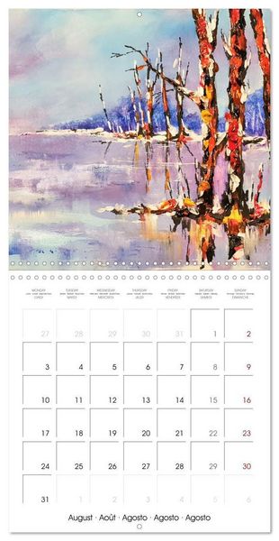 Produktbild: Winter paintings (Wall Calendar 2026 12 &times; 12 Inch) CALVENDO 12 Month Wall Calendar