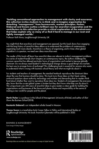 Produktbild: Anarchism, Organization and Management