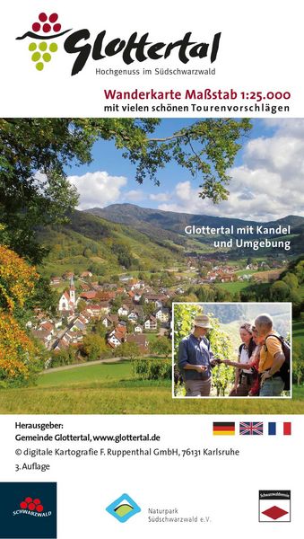 Produktbild: Wanderkarte Glottertal mit Kandel und Umgebung