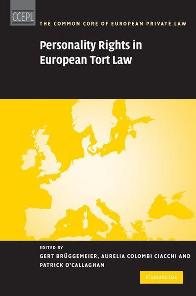 Produktbild: Personality Rights in European Tort Law