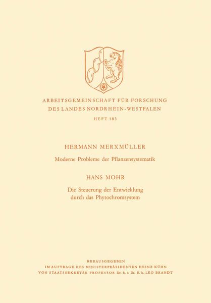 Produktbild: Moderne Probleme der Pflanzensystematik