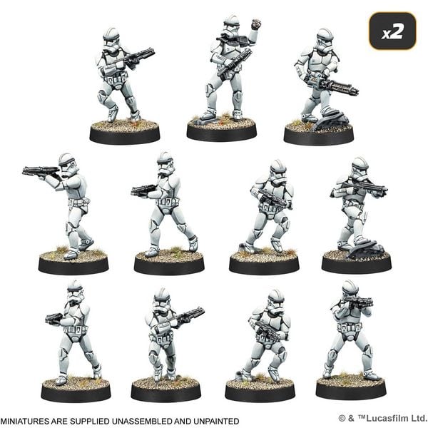 Produktbild: Star Wars: Legion - Galactic Republic Starter Set