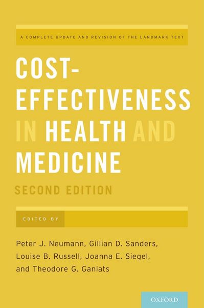 Produktbild: Cost-Effectiveness in Health and Medicine