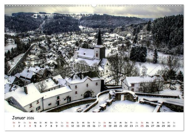 Produktbild: Die sch&ouml;nsten Orte der Eifel - Reifferscheid (hochwertiger Premium Wandkalender 2026 DIN A2 quer), Kunstdruck in Hochglanz