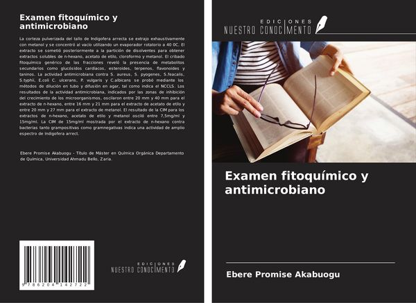 Produktbild: Examen fitoqu&iacute;mico y antimicrobiano