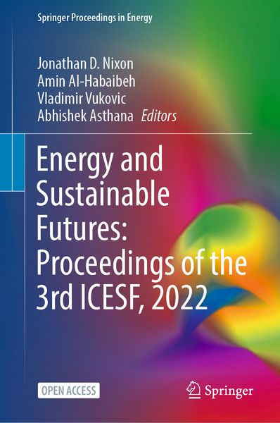 Produktbild: Energy and Sustainable Futures: Proceedings of the 3rd ICESF, 2022