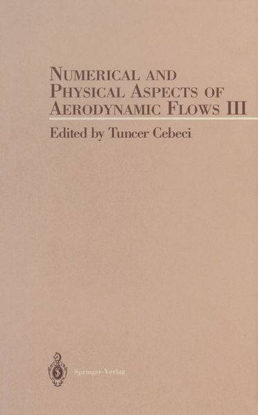 Produktbild: Numerical and Phyical Aspects of Aerodynamic Flow III
